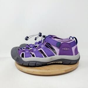 KEEN Newport H2 Sandals Kids 5 Purple Water Play Sport Shoes Big Kid Boys Girls